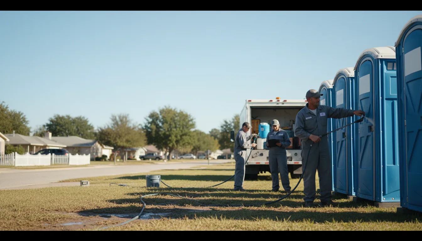 Long-Term Portable Toilet Rental in Glenwood, IA near me